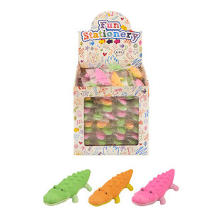 Gomme Modello: Coccodrillo in Espositore (84 pz.)