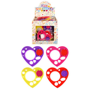 Spirografo a forma di cuore in espositore (50 pz.)