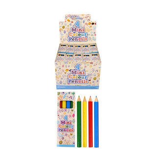 SET DI 4 MATITE COLORATE PICCOLE IN SCATOLINA IN DISPLAY (120 pz.)