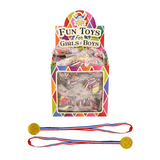 Medaglie del Vincitore con Nastro in Display (120 pz.)
