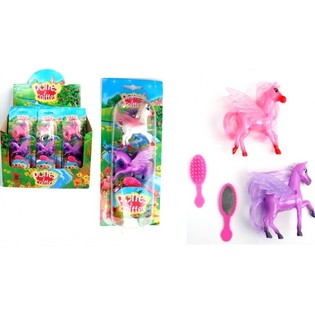 SET PONY DA 2 PEZZI CON SPAZZOLE IN DISPLAY (12 pz.)