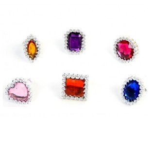 MIX ANELLI BLING BLING PER BAMBINI (48 pz)
