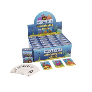 Mini Carte da Gioco – Modello Sea Life in Display (24 pz.)
