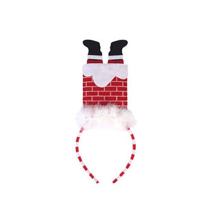 Cerchietto di Natale &ndash; Babbo Natale nel Camino (24 pz)
