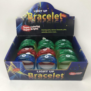 BRACCIALETTI LED LUMINOSI (12 pz.)