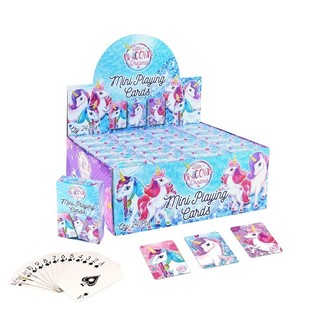 MINI CARTE DA GIOCO – MODELLO: UNICORNO IN DISPLAY (24 pz.)