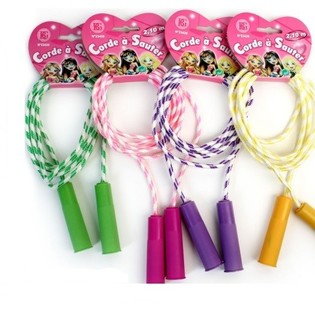 CORDA PER SALTARE COLORATA, 2,10 Metri (24 pz.)