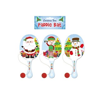 NATALE - GIOCO DI RACCHETTA CON PALLINA ED ELASTICO (24 pz.)