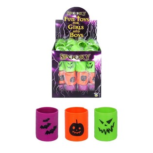 MINI SPIRALI HALLOWEEN Ø3 CM IN ESPOSITORE (72 pz.)