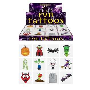 Tatuaggi Fun – Modello Halloween (48 confezioni x 12 pz)