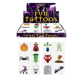TATUAGGI DIVERTENTI – MODELLO HALLOWEEN (96 pz.)