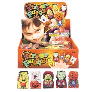 Marionette da Dito Halloween Spaventose in Display (96 pz.)