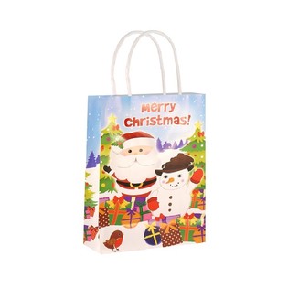 Sacchetti Regalo MERRY CHRISTMAS 14x21x7 cm (24 pz)