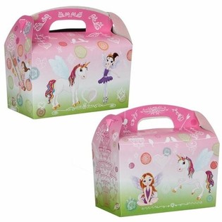 Scatola per Men&ugrave; - Unicorno (25 pz.)