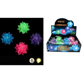 PALLINA RIMBALZANTE STELLA LUMINOSA (12 pz.)