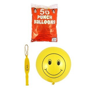 PALLONCINI RIMBALZANTI SMILEY (50 pz.)