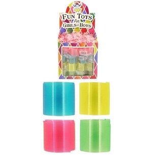 Mini molle magiche colorate Ø3 cm in espositore (72 pz)