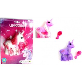 UNICORNO CON SPAZZOLA SU SCHEDA (24 pz.)