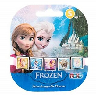 BRACCIALETTI FROZEN CON 5 CHARM INTERCAMBIABILI (24 pz.)