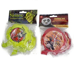Set 2 Cuscini Scoreggia SHREK / KUNG FU PANDA (12 pack da 2)