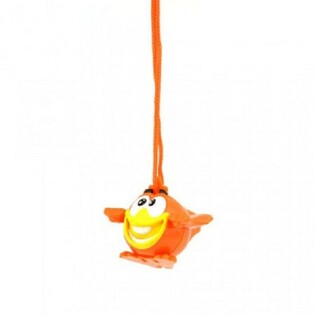 Fischietto Uccellino Arancione con Cordino (100 pz.)