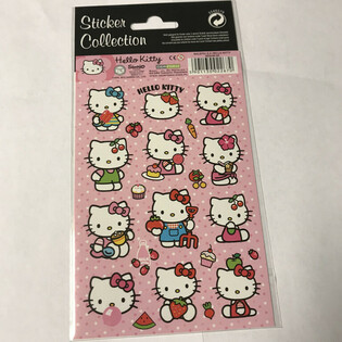 ADESIVI: HELLO KITTY, Dim. 20 x 10 cm (10 pz.)