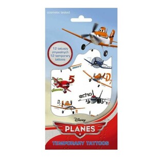 Tatuaggio – Tatuaggi temporanei Disney Planes, 20 x 10 cm (10 pz.)