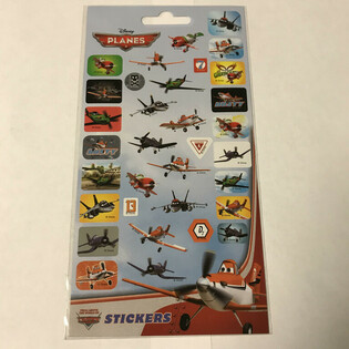 FOGLIO DI ADESIVI: DISNEY PLANES, Dim. 20 x 10 cm (10 pz.)