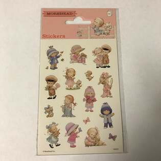 FOGLIO DI ADESIVI: MOREHEAD – CARI BAMBINI, Dim. 16 x 9 cm (10 pz)