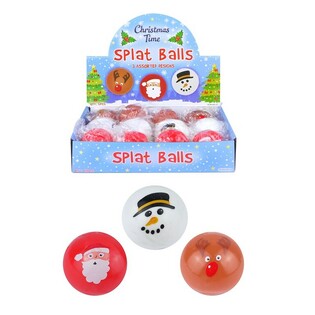 Palline Splat / Splash di Natale in espositore (12 pz.)