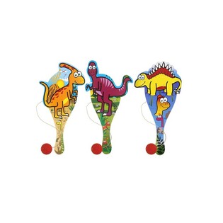 GIOCO RACCHETTA CON PALLINA DINOSAURO (24 pz.)
