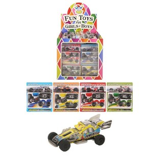 Auto da Corsa 3D Fai-da-Te con Motore a Frizione in Display (60 pz.)