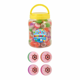 PALLINE RIMBALZANTI OCCHI, 3,3 cm (72 pz.)