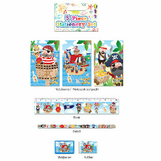 SET DI SCRITTURA PIRATA DA 5 PEZZI (24 pz.)