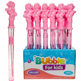 Bacchetta Bolle di Sapone Cavallo 38 cm in Display (24 pz)