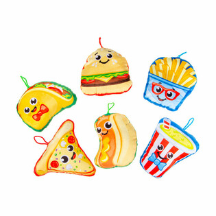 Peluche Mix Fast Food Snacks - 14 cm (24 pz.)