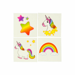 Tatuaggi Temporanei Unicorno (288 pz.)
