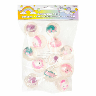 PALLINA RIMBALZANTE UNICORNO &Oslash; 4.5 Cm. (12 pz.)