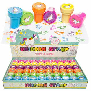 Timbri Unicorno in Display da Banco (60 pz.)