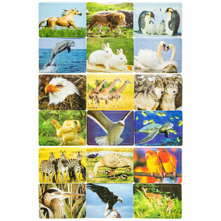 MIX Piccoli Puzzle Animali (72 pz.)