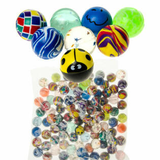 MIX PALLINE RIMBALZINE Ø 2,7 cm (100 pz.)
