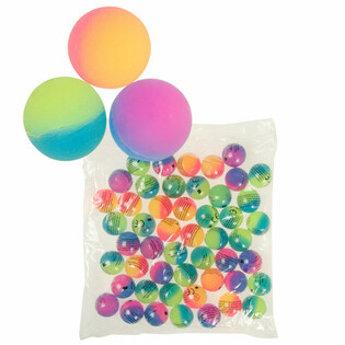Mix Palline Rimbalzine Frosted &Oslash; 3.2 cm (50 pz.)