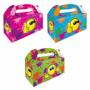 SCATOLA MEN&Ugrave; &ndash; SMILEY &ndash; 22.5 x 9.5 x 18 Cm (12 pz.)