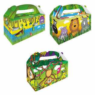 SCATOLA MENU &ndash; GIUNGLA &ndash; 22.5 x 9.5 x 18 cm (12 pz.)