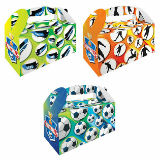 Scatola Menu Bimbi Calcio &ndash; 22,5 x 9,5 x 18 cm (12 pz)