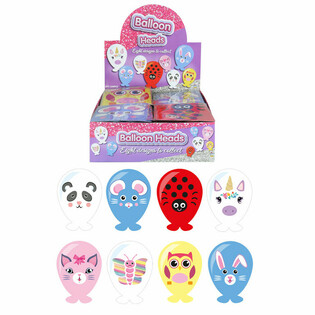 TESTE DI PALLONCINO &ndash; MODELLO: ANIMALI RAGAZZE (240 pz.)