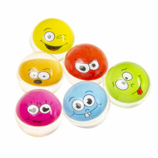 Palline Rimbalzanti Smiley Ø 3.2 cm (50 pezzi)