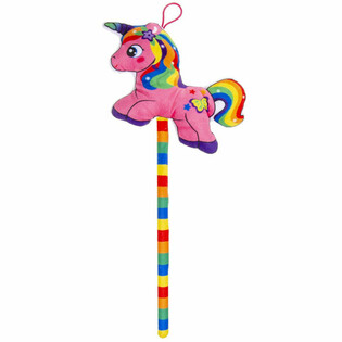 Unicorno di Peluche su Bastone - Colori Misti (12 pz.)
