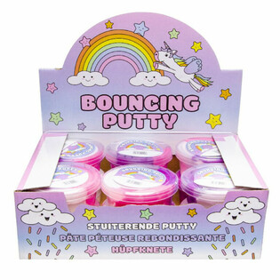 Putty Rimbalzante Unicorno - Display (12 pezzi)