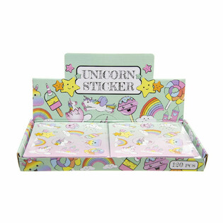 Display di Adesivi Unicorno Fun (120 pezzi)